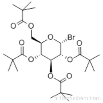 Bromure de 2,3,4,6-tétra-O-pivaloyl-alpha-D-glucopyranosyle CAS 81058-27-7